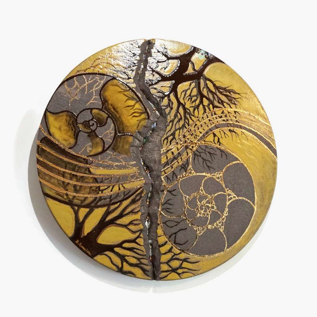 Grande créations murale Solve et coagula Pépite de Lave