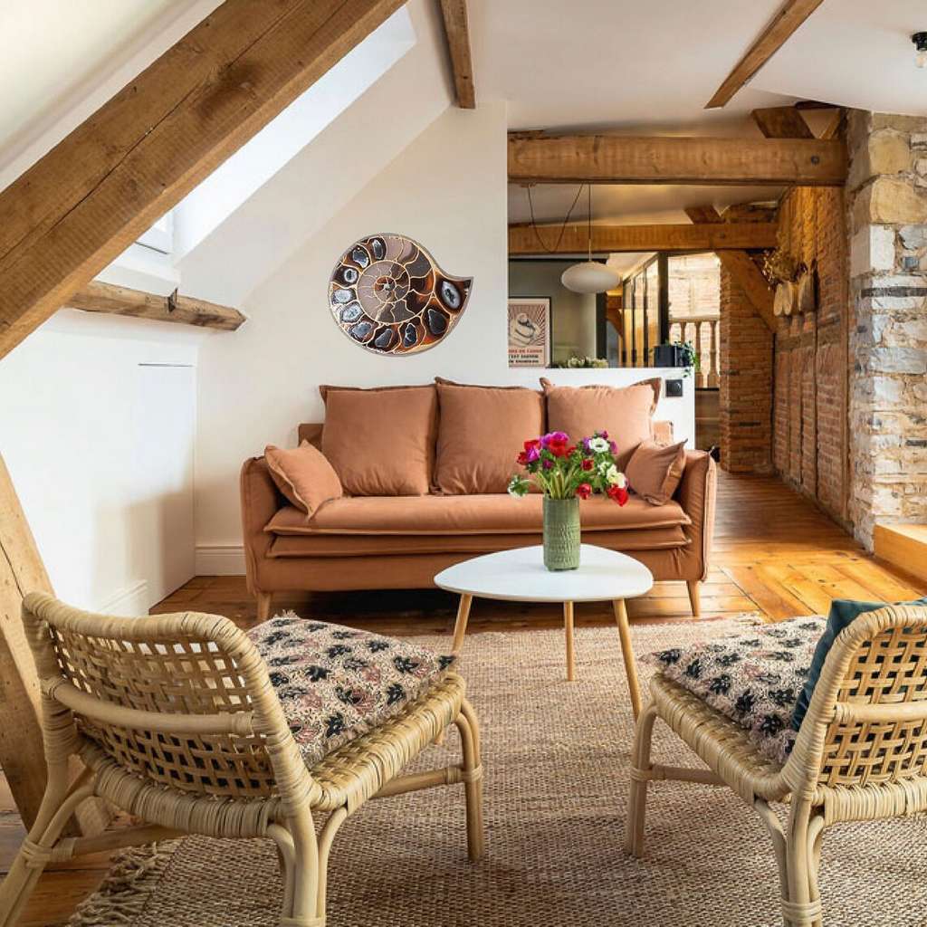 grand tableau lave émaillée salon