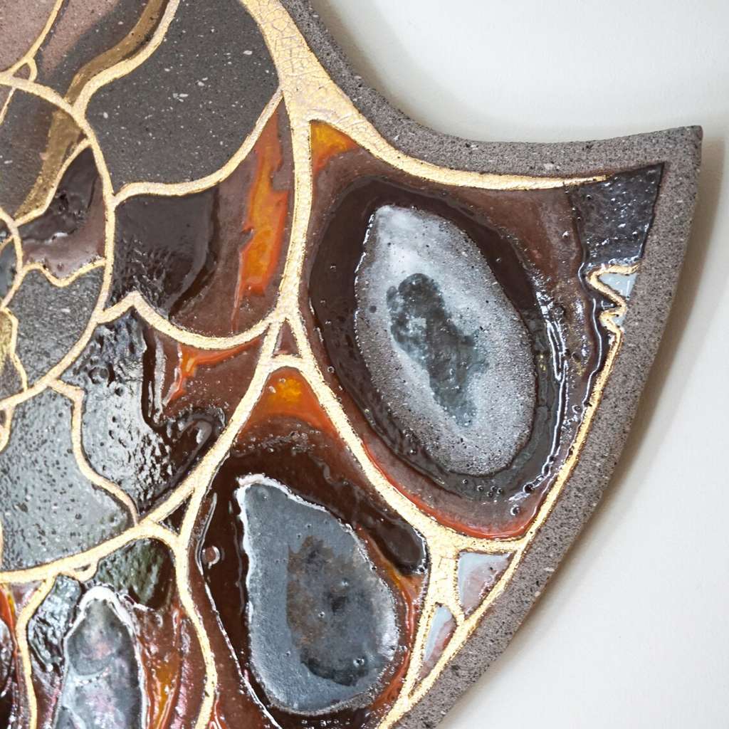 piece mural lave émaillée