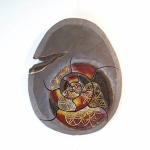 Oeuf de vie création Pépite de lave